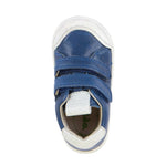 Chaussure Froddo bleu super confortable, facile à mettre, pour garçon, avec deux velcros, ajustable, parfait pour l'école et le quotidien
