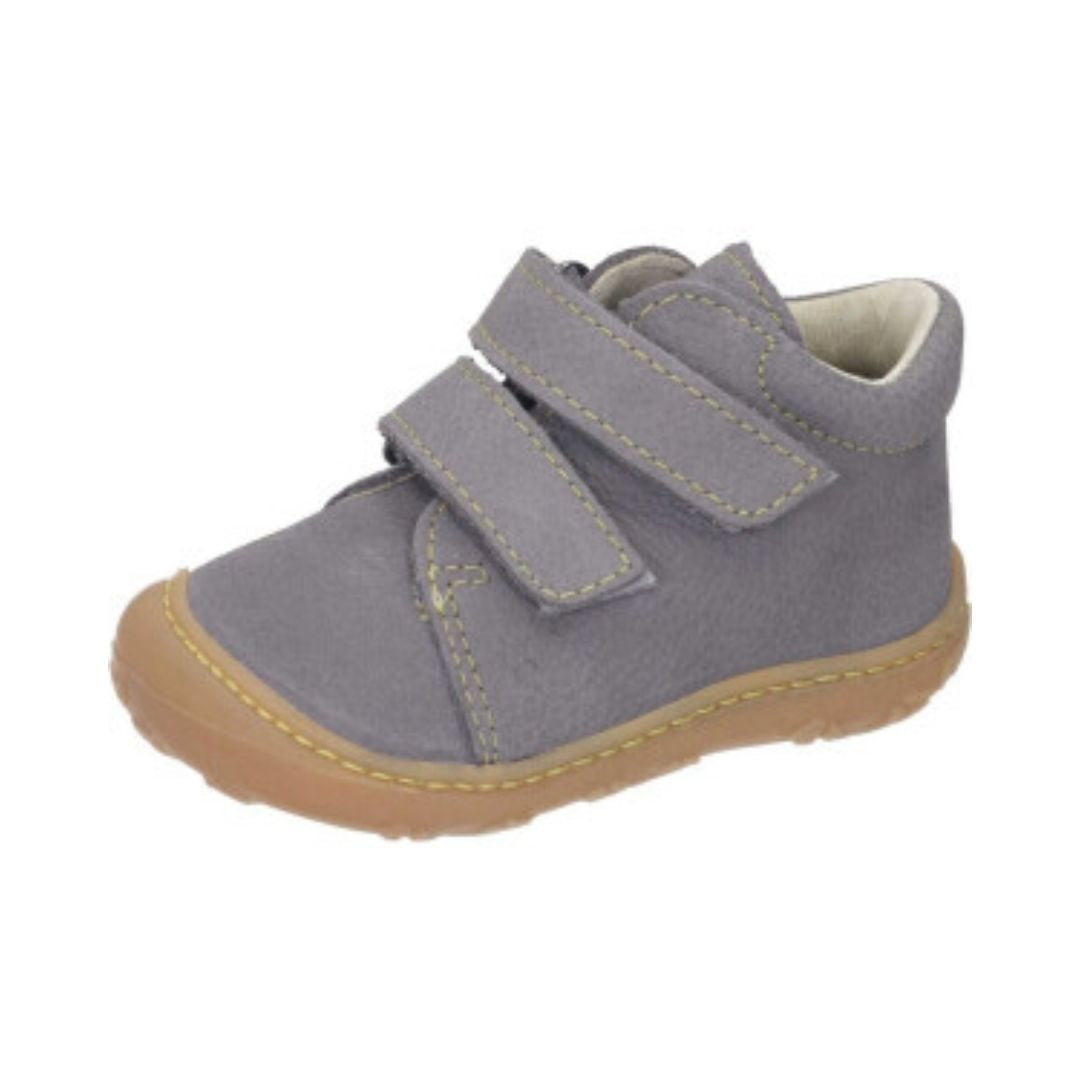 Chaussure premier-pas pour enfant Ricosta grise, avec des velcros