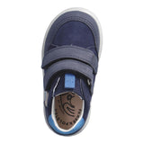 Chaussure Ricosta Avec deux velcros pour garçon pour les jeux extérieurs, bleu ajustable et super flexible.