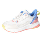 Chaussure sport pour enfant blanche avec touche de couleurs