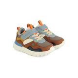 Sneakers pour enfants faciles à mettre,  léger, avec un velcro au niveau de la cheville, idéal pour l'école.
