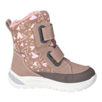 Botte d'hiver confortable, chaude et résistante, parfaite pour les temps froids, super facile à mettre et à ajuster, rose avec des coeurs 