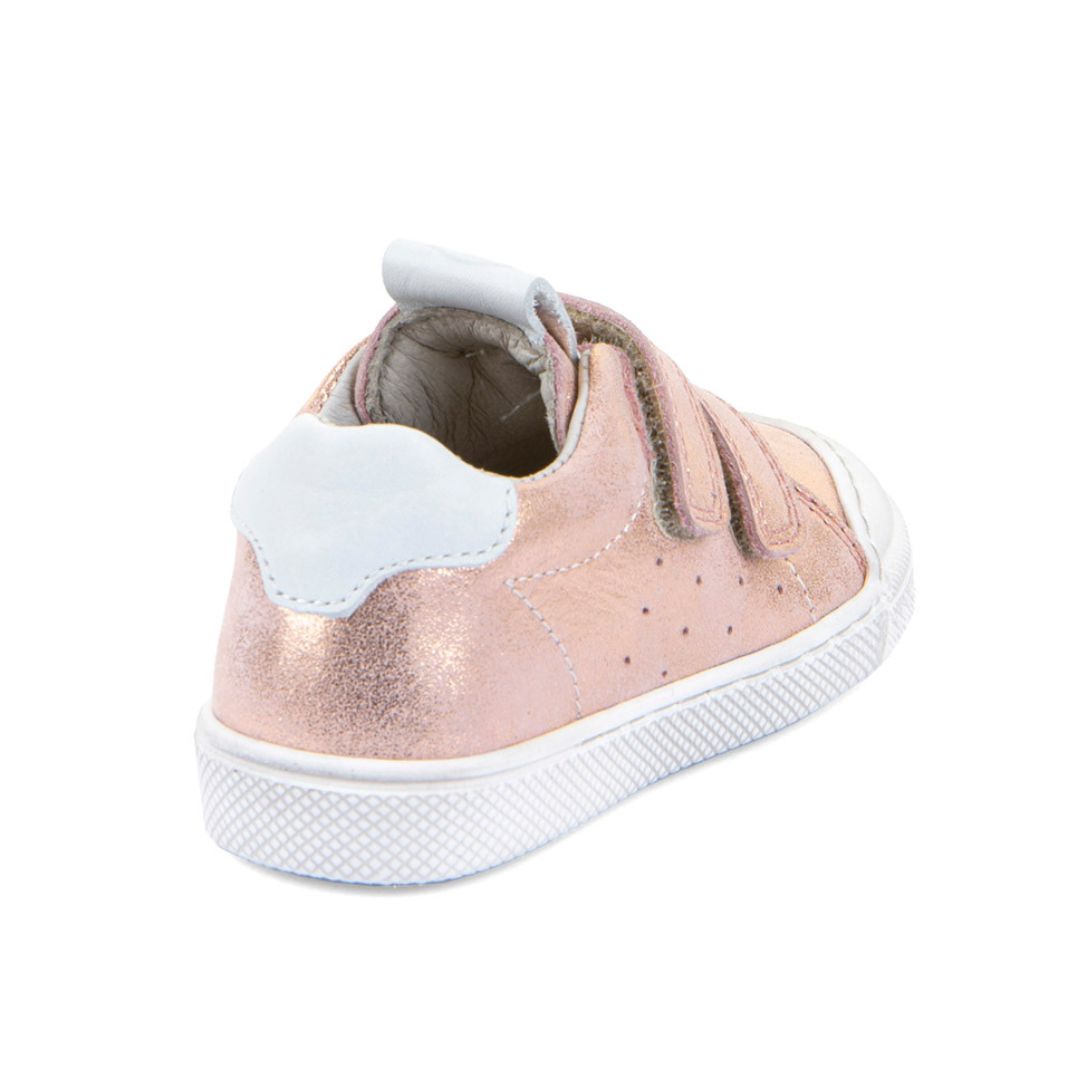 Froddo Soulier super confortable, avec deux velcros, facile à mettre, souple, Parfaite pour la garderie et l'école, pour fille, rose brillant