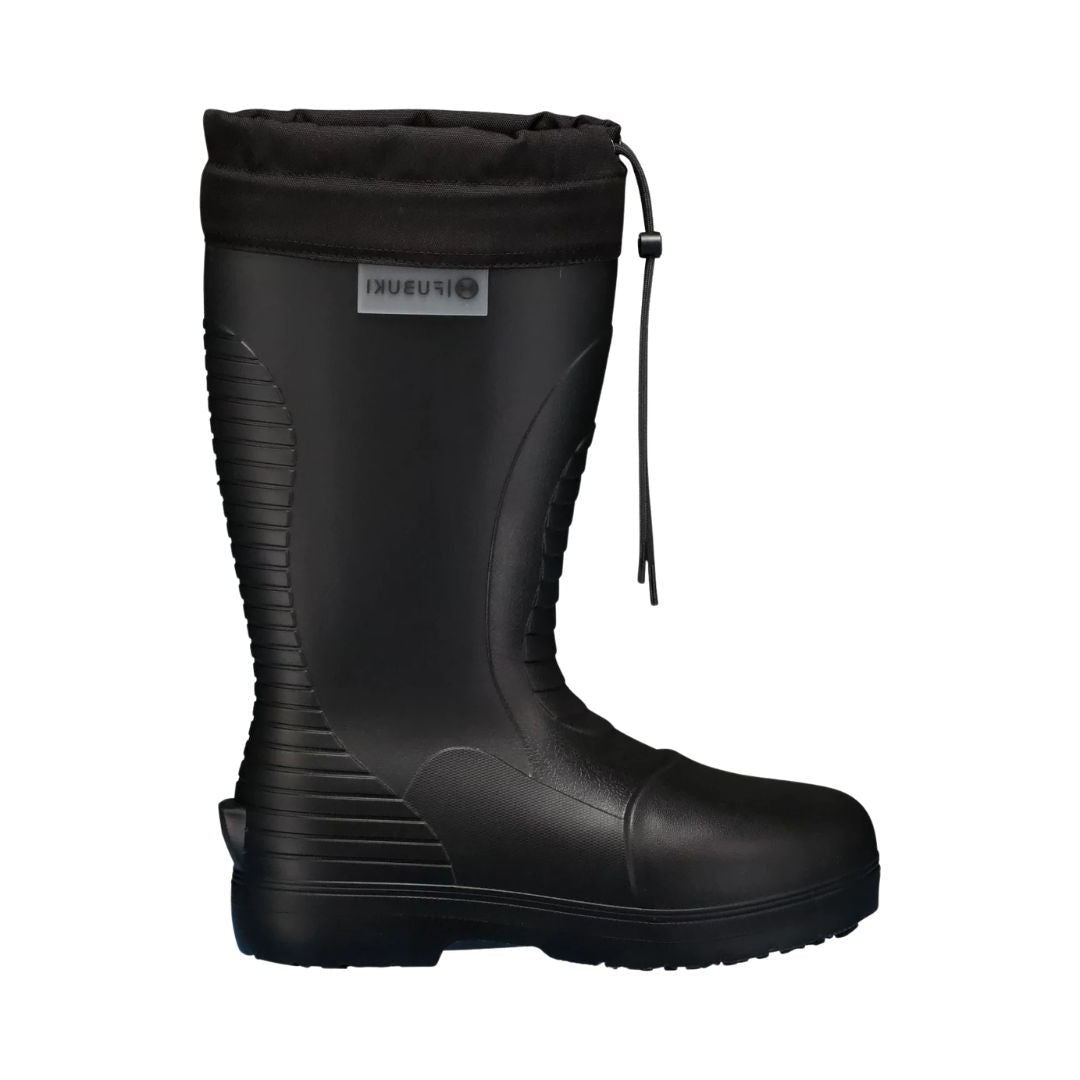 Botte d'hiver Fubuki confortable, noire, facile à enfiler, chaude, résistante, légère.