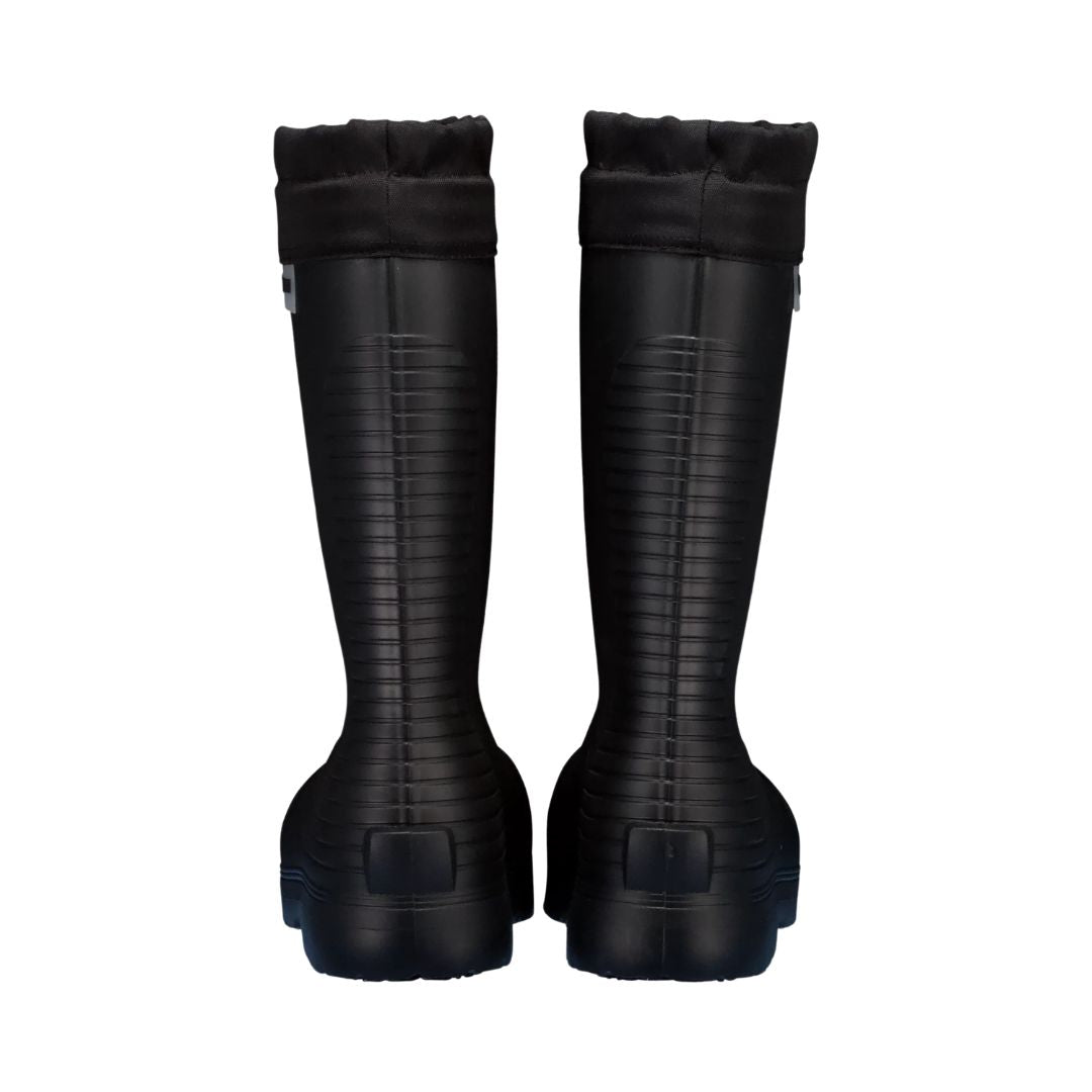 Botte d'hiver  Fubuki haute, chaude confortable, légère, noire.