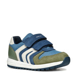 Espadrille bébé Geox vert et bleu 