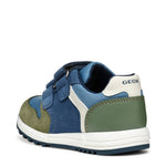 Chaussure Geox pour enfant vert sauge/Bleu aviateur