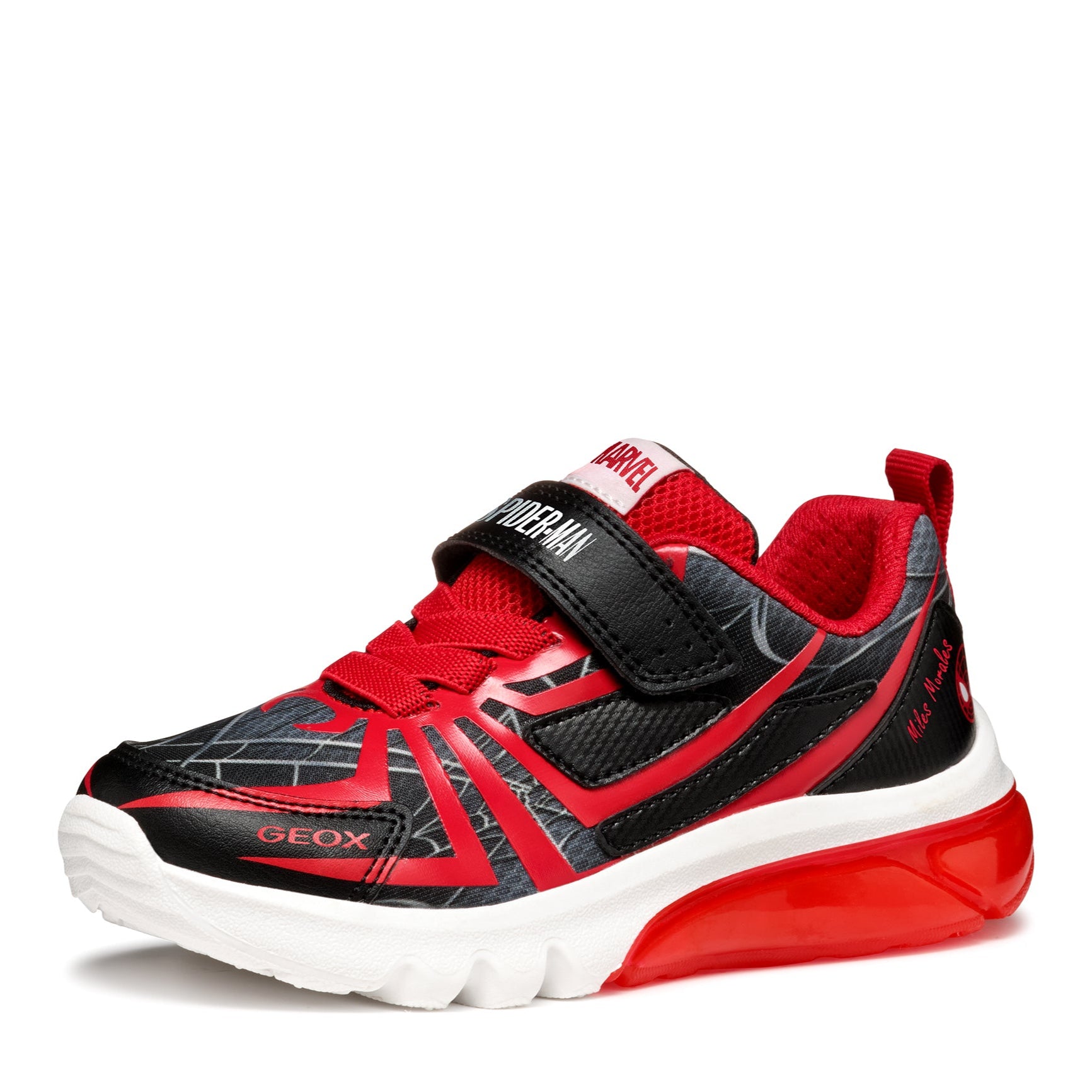 Chaussure spiderman pour enfant qui fait de la lumière 