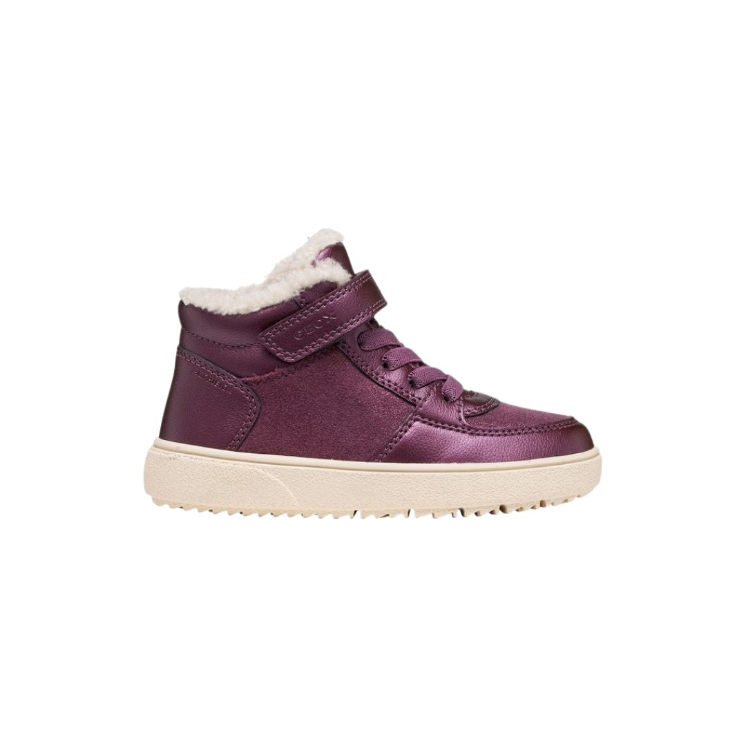 Bottine Geox Mauve chaude parfait pour la mi-saison, pour les pieds fins 