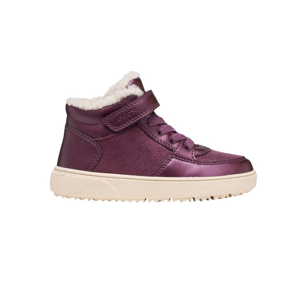 Bottine Geox Mauve chaude parfait pour la mi-saison, pour les pieds fins 