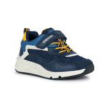 Geox Rooner navy yellow sneaker