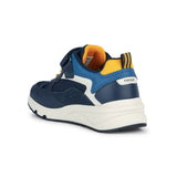 Geox Rooner navy yellow sneaker