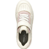 Chaussure pour fille à velcro et lacets élastiques. 