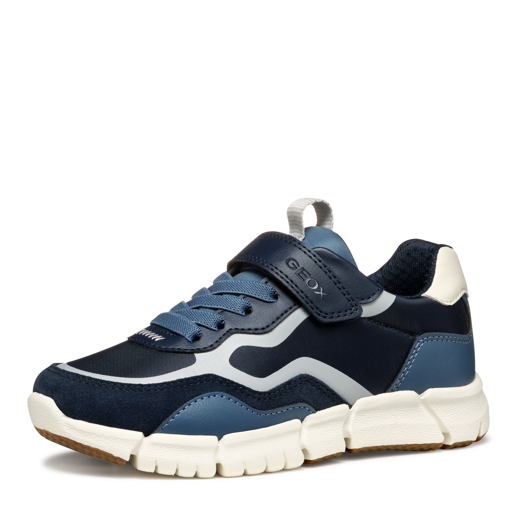 Chaussure sport pour garçon bleu et marine 
