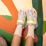 Chaussure super confortable, avec scratch à la cheville, rose, pour fille
