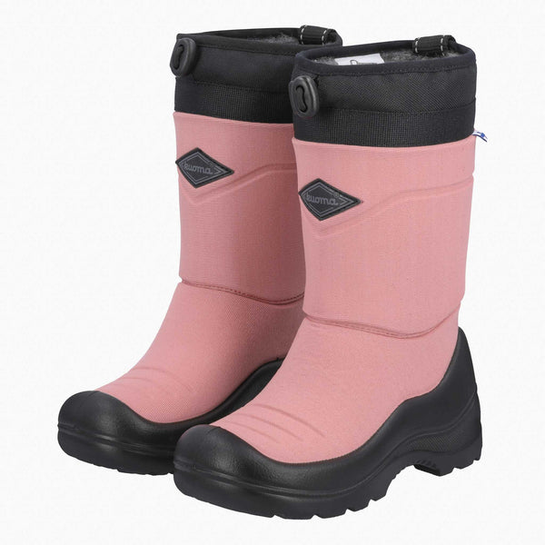 Botte d'hiver Kuoma pour enfant de couleur rose pâle. 
