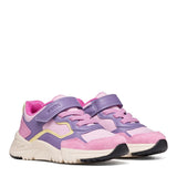 Chaussure avec un scratch rose et violet, facile  mettre, super confortable, souple facile à mettre, super confortable 
