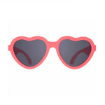 Lunettes de soleil enfant en forme de coeur couleur corail
