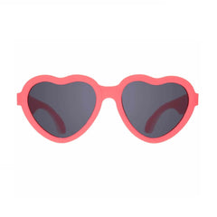 Lunettes de soleil enfant en forme de coeur couleur corail