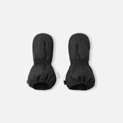 Mitaines noires avec zip et poignets ajustables
