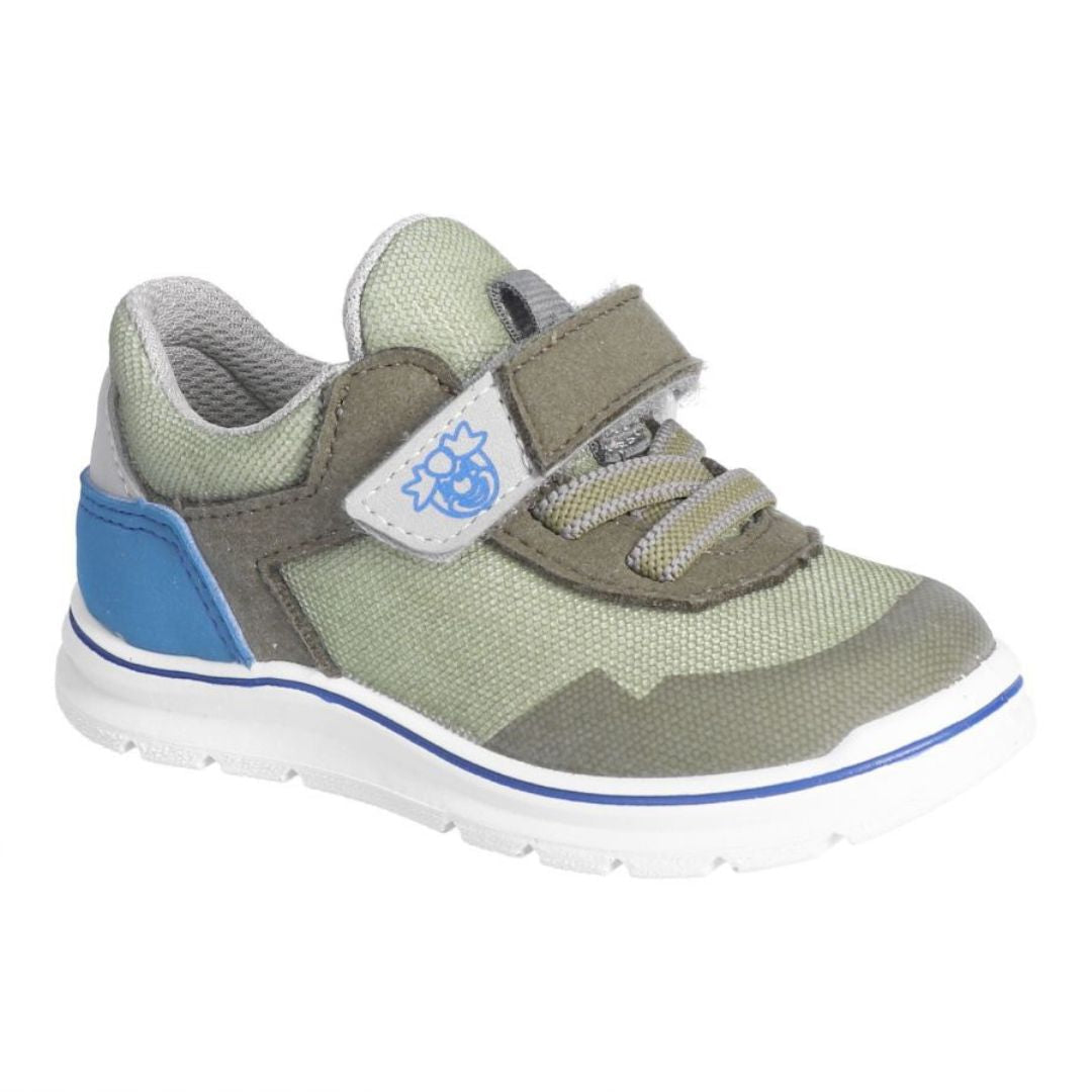 Chaussure parfaite pour la garderie, super confortable, pour les petits garçons, avec un velcro