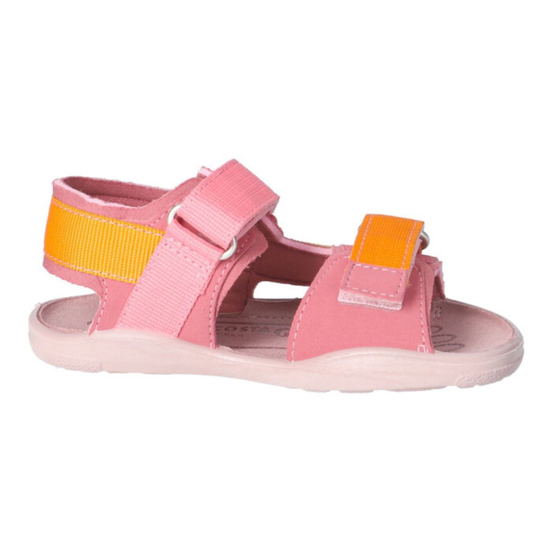 Sandale pour fille, rose et orange parfaite pour l'été, super confortable et légère