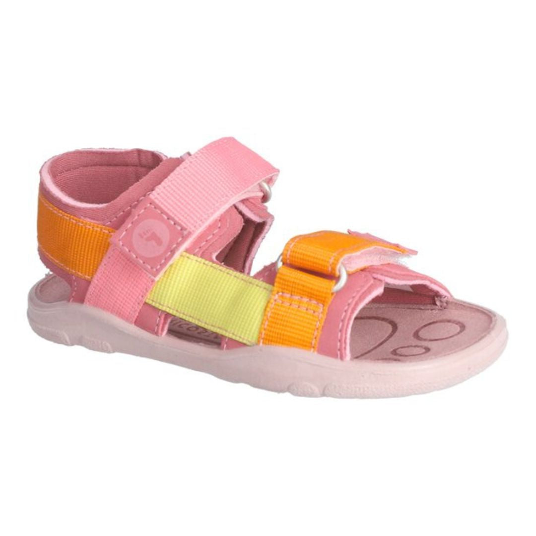 Sandale pour fille, confortable, avec deux velcro, facilement ajustable, parfaite pour les activités à la page et dans les jeux d'eau