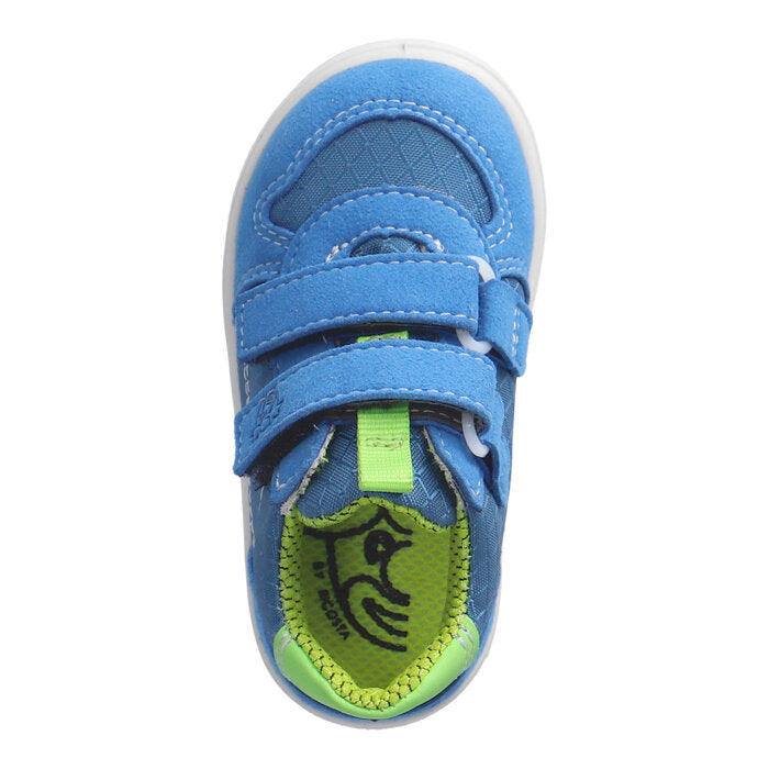 Chaussure pour Garçon pour la garderie avec deux velcro, facile à mettre, souple et confortable 