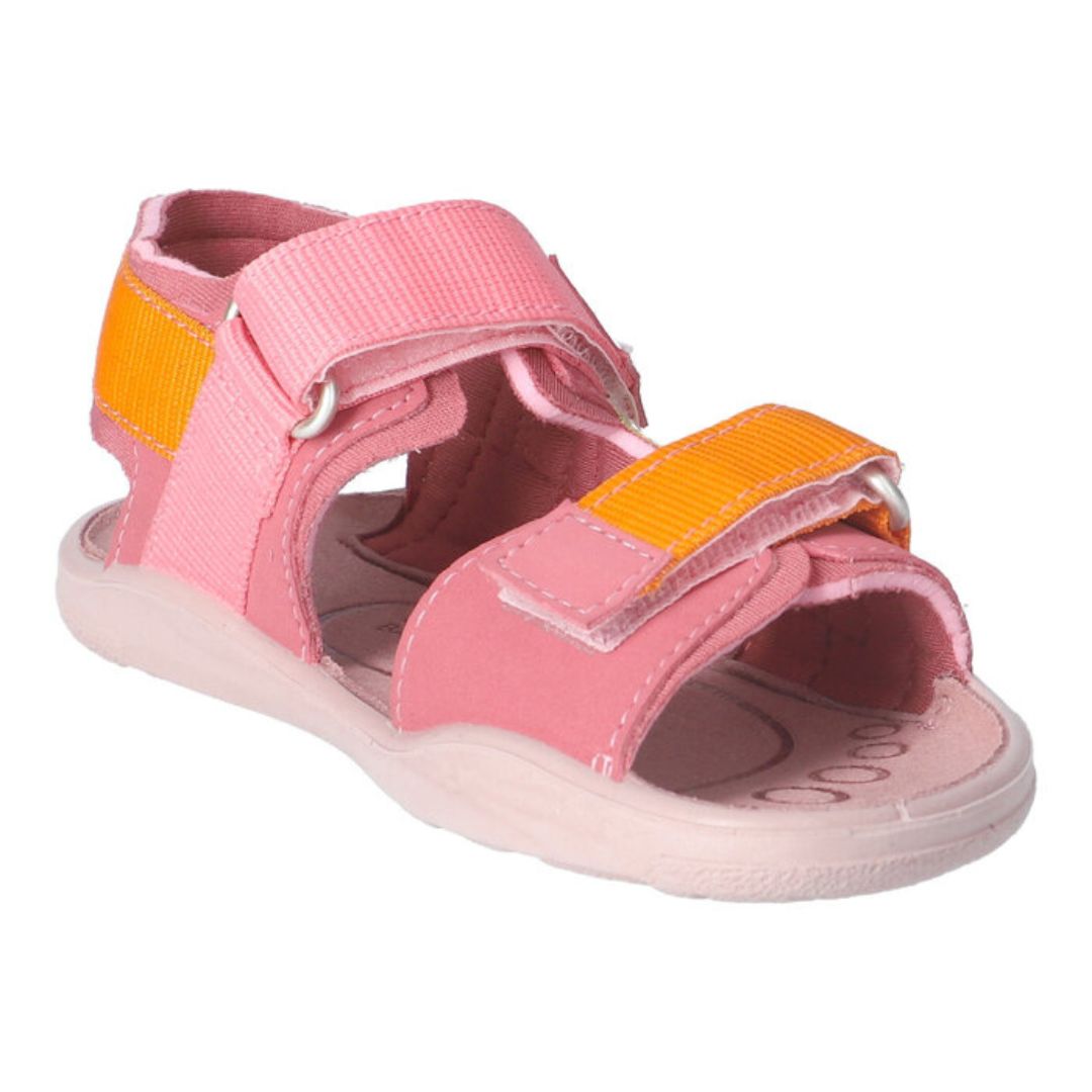Sandale rose pour fille, parfaite pour les activités estivales, confortable, et facile à ajuster 