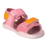 Sandale rose pour fille, parfaite pour les activités estivales, confortable, et facile à ajuster 