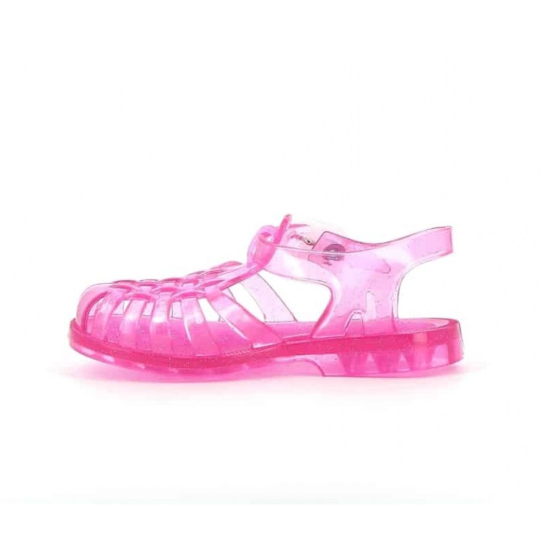 Sandale d'eau Meduse pour fille dans un beau rose. 