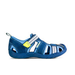 Sandale bleu pour garçon avec scratchs, facile à mettre, confortable