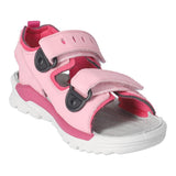 Sandale lavable pour fille, Rose, avec deux velcros ajustables