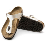 Sandale blanche de style tong pour femme 