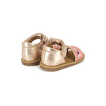 Sandale été pour fille avec motif fleur et velcro