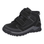 Botte Ricosta noire à double velcro avec une membrane imperméable Sympa-Tex.