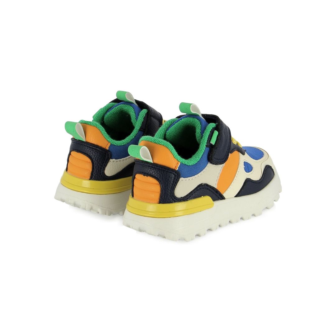 Soulier pour jeune enfant souple avec velcro de plusieurs couleurs 