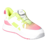 Soulier ricosta high tech, pour fille, rose et vert, facile à ajuster