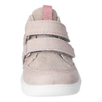 Basket pour enfant Ricosta rose imperméable, avec des attaches velcros. 