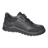 Soulier pour l'école noir et semelle noir, parfaite pour les écoles privées, super confortable et flexible