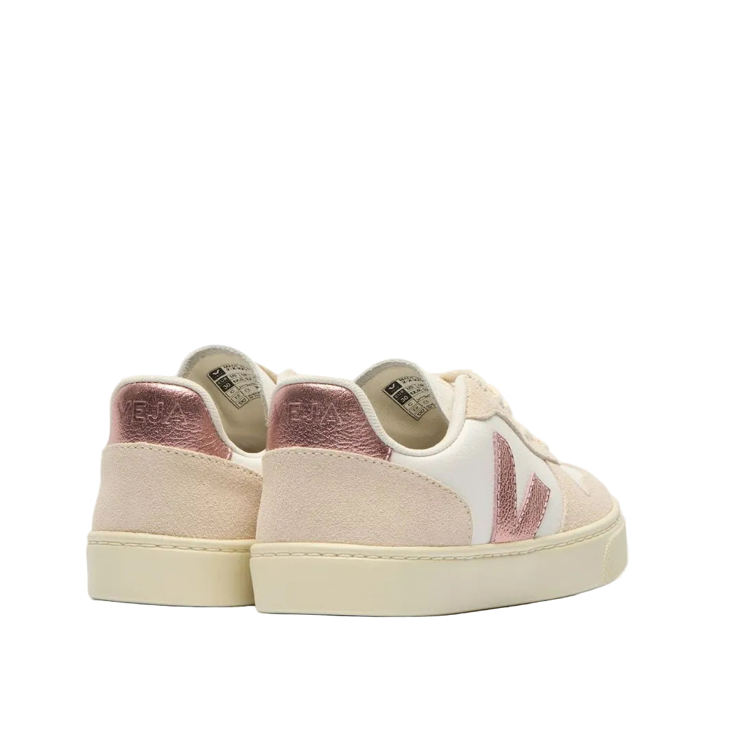 Soulier ajustable, avec lacet, confortable, super fashion, rose nacre, facile à mettre et ajuster, pour fille, offre un bon support, en cuir