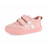 Chaussures roses pour fille avec double sangle confortables et souples idéales pour l'école