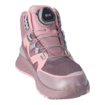 Botte pour enfant mi-saison avec système Boa dans une belle couleur rose. Idéale pour randonnée et tous les jours.
