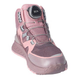 Botte pour enfant mi-saison avec système Boa dans une belle couleur rose. Idéale pour randonnée et tous les jours.