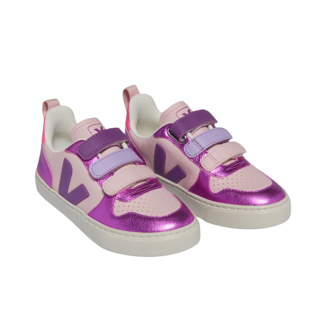 Sneakers stylés mauve et rose pour fille 