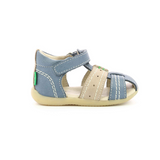 Sandale Kickers Bigbazar bleu/gris