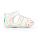 Kickers Bigflo white blossom sandal