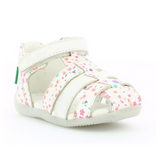 Sandale Kickers Bigflo blanc blossom