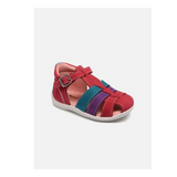 Sandale Kickers Bigfly fuchsia violet turquoise