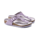 Birkenstock Gizeh Kids cosmic sparkle lavender